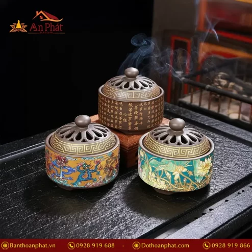Lư Xông Trầm bằng Gốm cao cấp