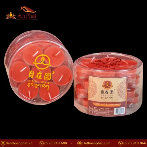 Nến Bơ Cốc Thờ màu Đỏ DN9310 An Phát