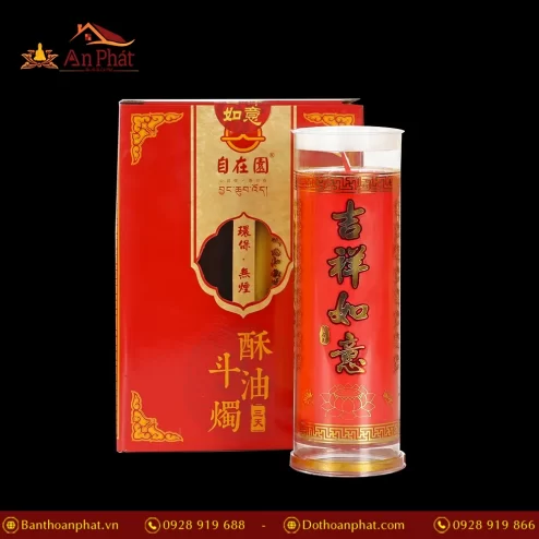 Nến Bơ Đậu Trư 7 Ngày (Đỏ) DN9367 An Phát