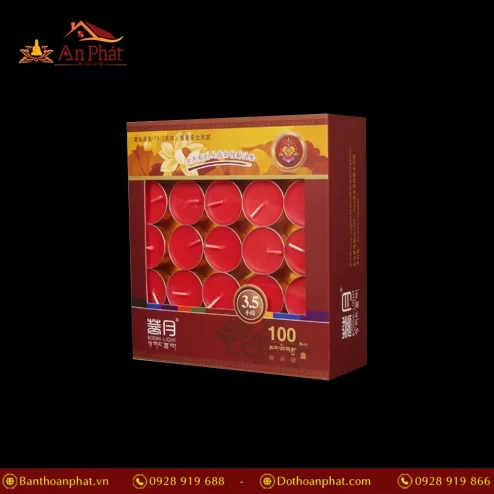 Nến Bơ Ghee Ngũ Cốc 3.5 Giờ màu Đỏ DN9322 An Phát