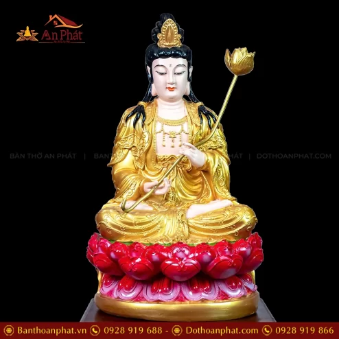 Tượng Đại Thế Chí Bồ Tát ngồi đẹp