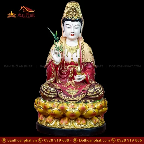 Tượng Quan thế âm Bồ tát ngồi đẹp
