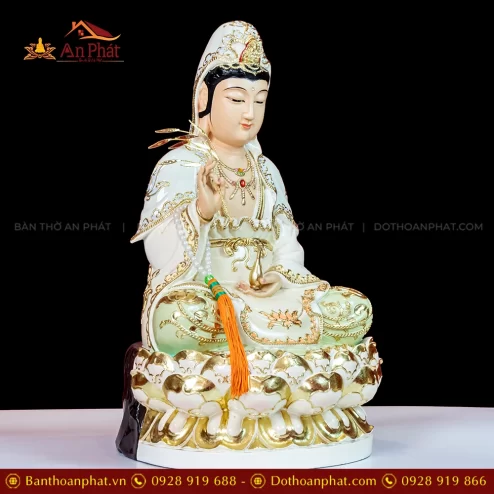 Tượng Phật Bà Quan Âm Bằng Đá