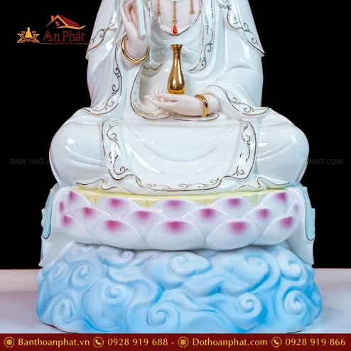 Tuong Quan Am Su Duc Hoa Toa Dai Sen Mau Hong Xanh T2375 6