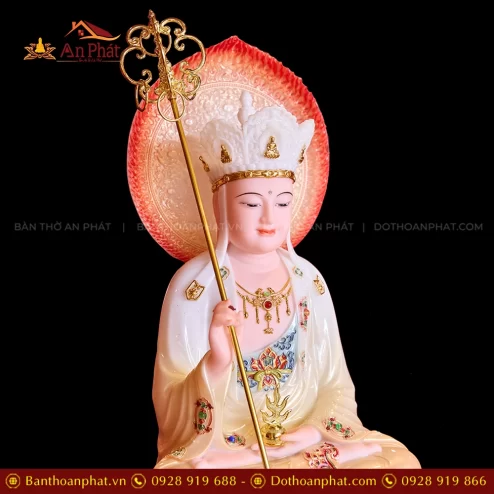 Tuong Ta Ba Tam Thanh Toa Dai Sen Da Cam Loang Dat Vang Co La De T2314 8