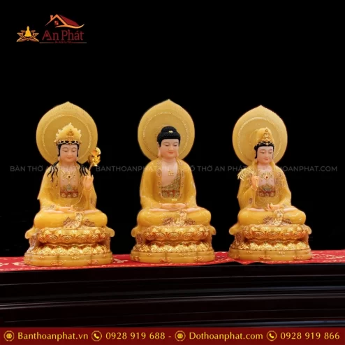 Tượng Tây Phương Tam Thánh để ban thờ