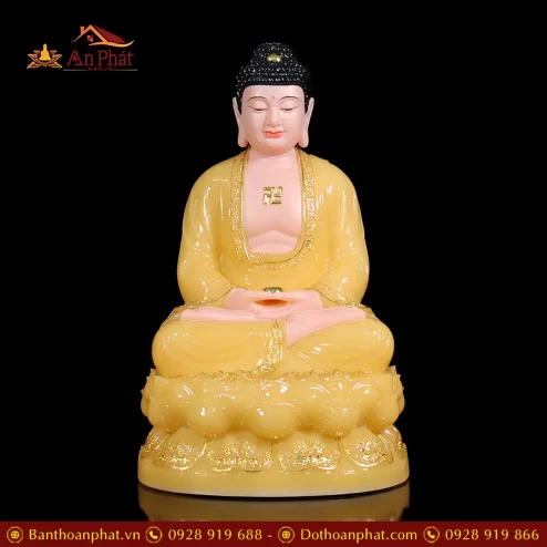 bo tuong phat ta ba tam thanh bot da thach anh vien vang cao cap t235600012