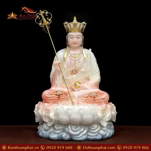 bo tuong phat ta ba tam thanh ngoi dai sen bot da mau phu quy t236100004