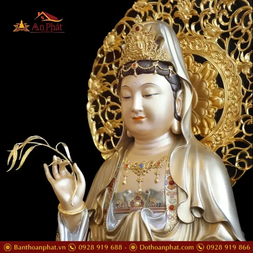 bo tuong ta ba tam thanh cao cap bang dong mau ngoi dai sen t233400013 1