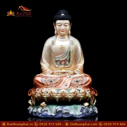 tuong phat ta ba tam thanh dong mau ngoi non nuoc son mau t234000003