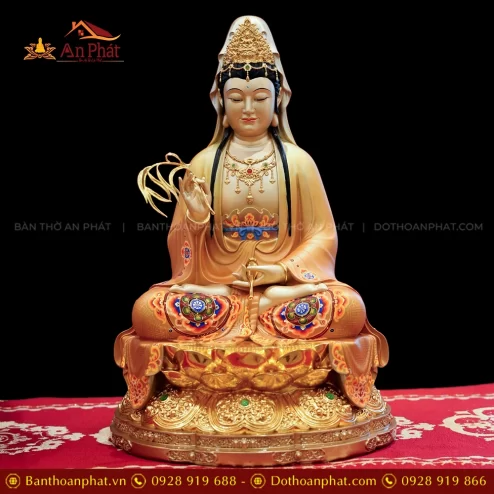 Tượng Phật Quan âm đẹp để ban thờ