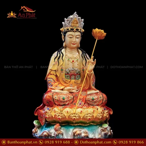 Tượng Đại Thế Chí Bồ Tát ngồi đẹp