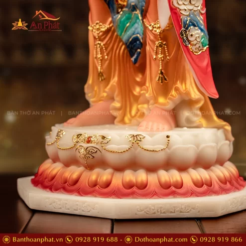 Tuong Bon Su Thich Ca Mau Ni Thach Anh Tam Sac Lien Quang T2418 6