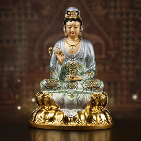 Tượng Quan Âm Ngọc Thạch phủ Đồng Thanh Vân T2409