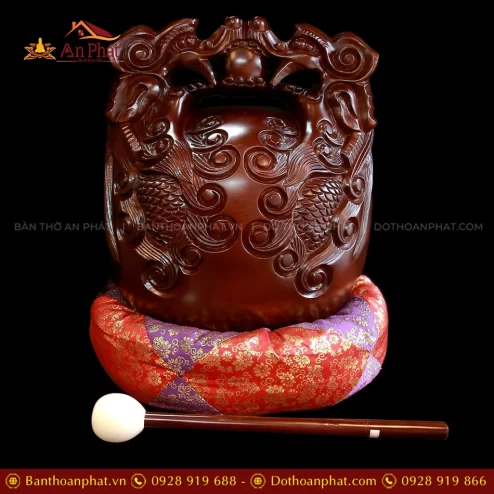 Mõ rồng gỗ cao cấp