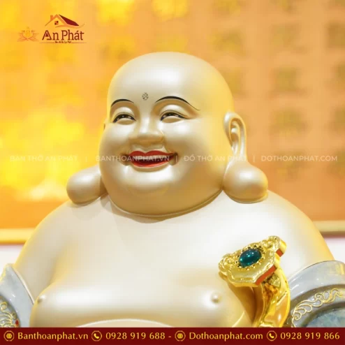 Tượng Phật Di Lặc bằng đồng đẹp