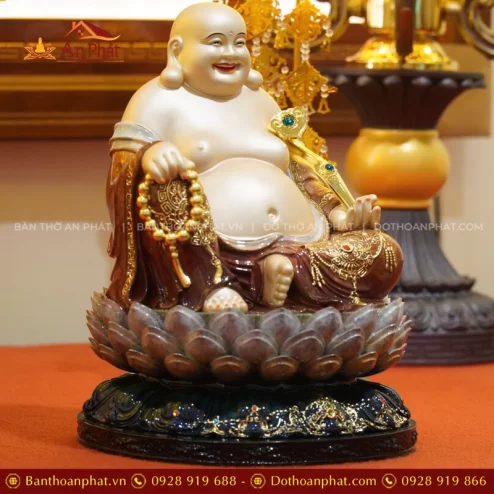 Tượng Phật Di Lặc bằng đồng đẹp