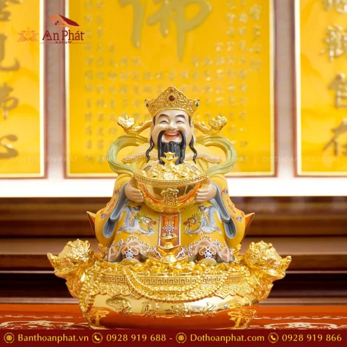 Tượng Thần Tiền ngồi đồng đẹp