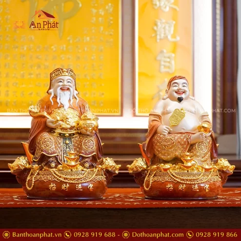 Tôn tượng Thần Tài Ông Địa đẹp