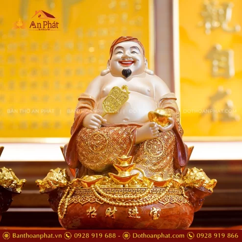 Tượng Thổ Địa ngồi đẹp bằng đồng