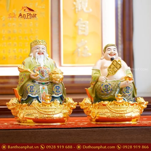 Tượng Thần Tài Thổ Địa hút tài lộc