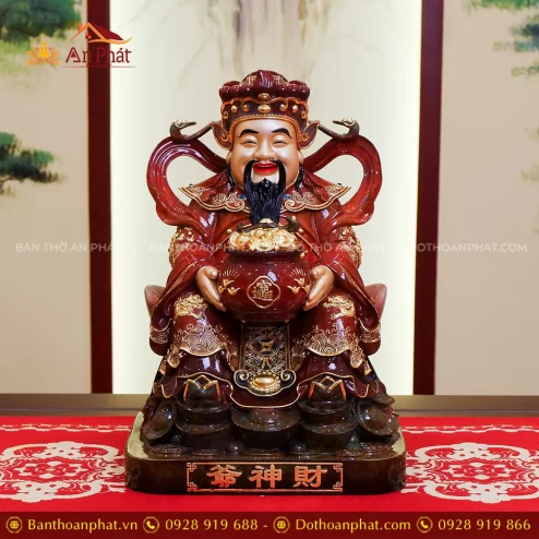 Tượng Thần Tiền ngồi đồng đẹp