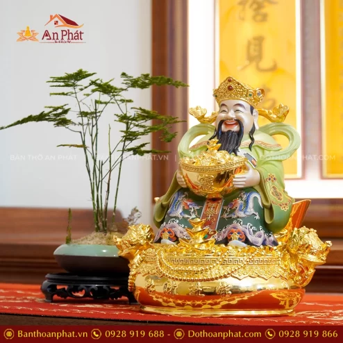 Tượng Thần Tiền ngồi đồng đẹp