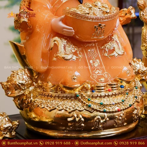 Tuong Than Tien Quan Loc Song Long Ngoc Thach Phu Dong Dat Vang T2508 8