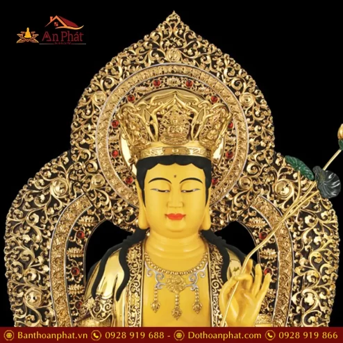 bo tuong hoa nghiem tam thanh dong dat vang nhap khau t271000002