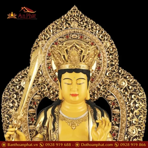 bo tuong hoa nghiem tam thanh dong dat vang nhap khau t271000006