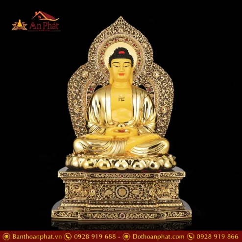 bo tuong hoa nghiem tam thanh dong dat vang nhap khau t271000011