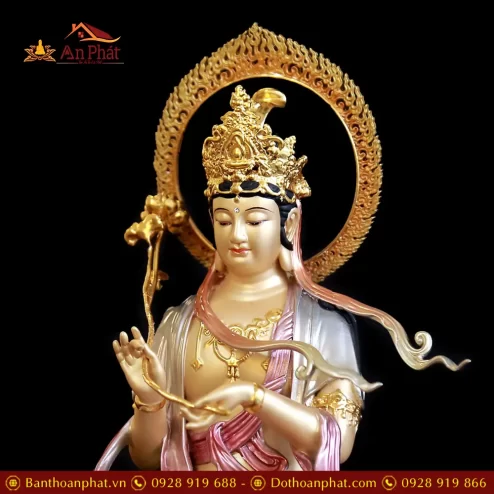 bo tuong phat hoa nghiem tam thanh dong cao cap ve gam nhap khau t270900004