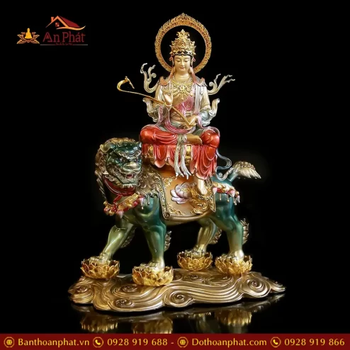 bo tuong phat hoa nghiem tam thanh dong cao cap ve gam nhap khau t270900006