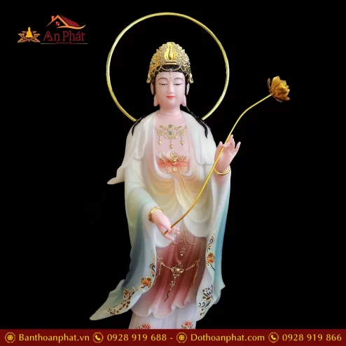 bo tuong phat tay phuong tam thanh bang bot da son cao cap dung may vien vang t245300003