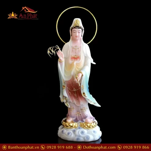 bo tuong phat tay phuong tam thanh bang bot da son cao cap dung may vien vang t245300006