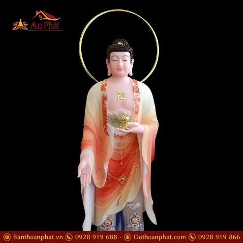 bo tuong phat tay phuong tam thanh bang bot da son cao cap dung may vien vang t245300008