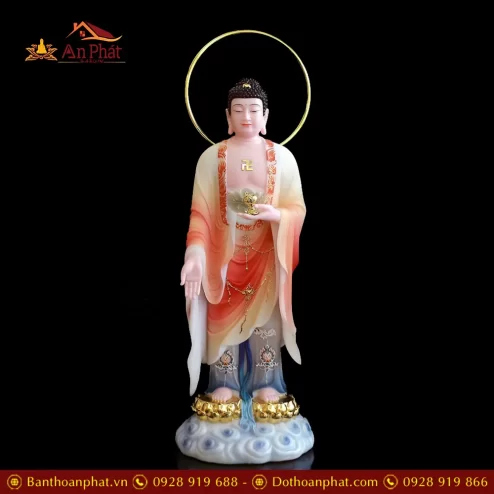 bo tuong phat tay phuong tam thanh bang bot da son cao cap dung may vien vang t245300009