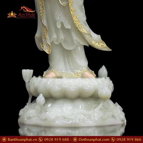 bo tuong phat tay phuong tam thanh bot da xanh ngoc cao cap dang dung t248800001