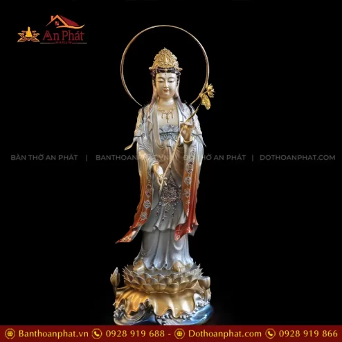 bo tuong phat tay phuong tam thanh dang dung bang dong men co cao cap t244800002