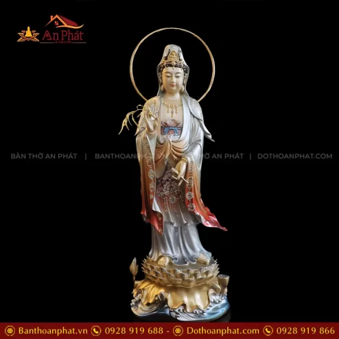 bo tuong phat tay phuong tam thanh dang dung bang dong men co cao cap t244800005