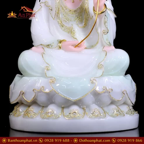 bo tuong tay phuong tam thanh bot da xanh thien thanh dang ngoi co la de t247000003