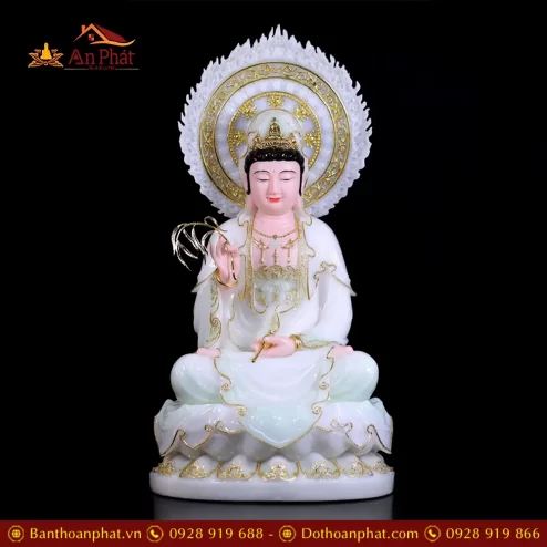 bo tuong tay phuong tam thanh bot da xanh thien thanh dang ngoi co la de t247000005