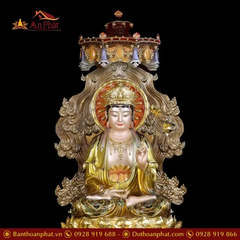 bo tuong tay phuong tam thanh ngoi co long che bang dong cao cap t245000001