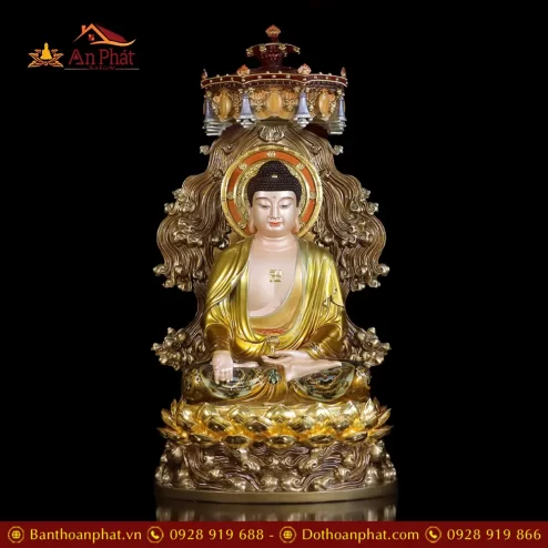 bo tuong tay phuong tam thanh ngoi co long che bang dong cao cap t245000008