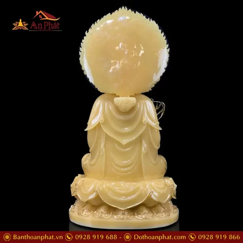 bo tuong tay phuong tam thanh ngoi de hoa sen co la de bang bot da thach anh vien vang t245100004