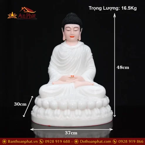 tuong bon su thich ca bot da trang ngoi dai sen tinh tam t261700008