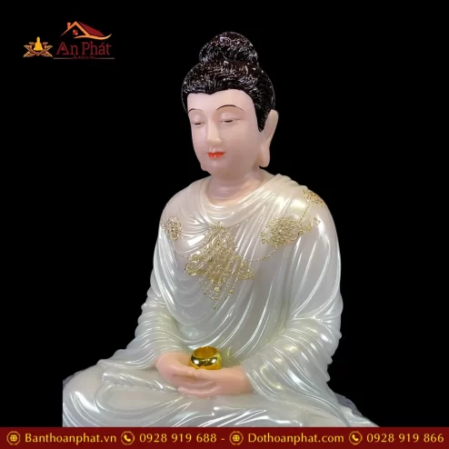 tuong bon su thich ca bot da xanh mo vien vang dang ngoi thanh dao t262200003