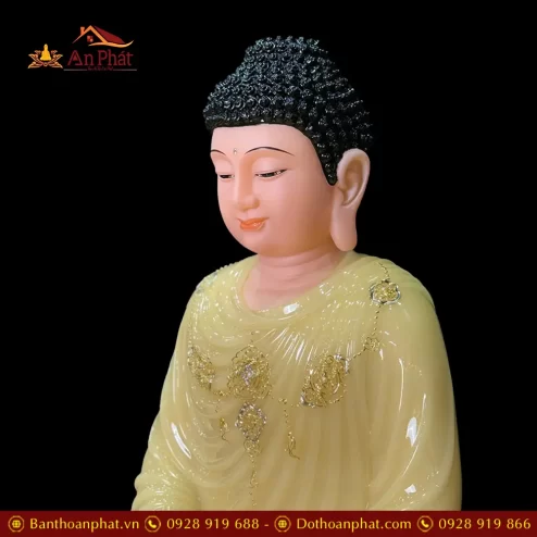 tuong bon su thich ca ngoi dai sen tinh tam bot da thach anh cao cap t261800003