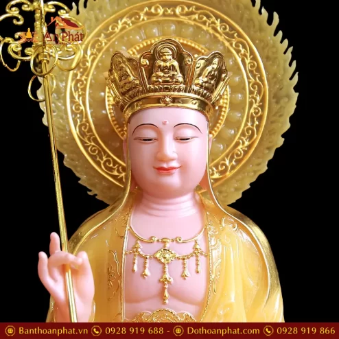 tuong dia tang vuong bo tat bot da thach anh co la de ngoi dai sen vien vang t264700006