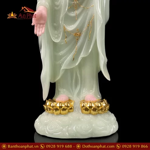 tuong phat a di da bang bot da thach ngoc vien vang dung may song lien cao cap t249700001